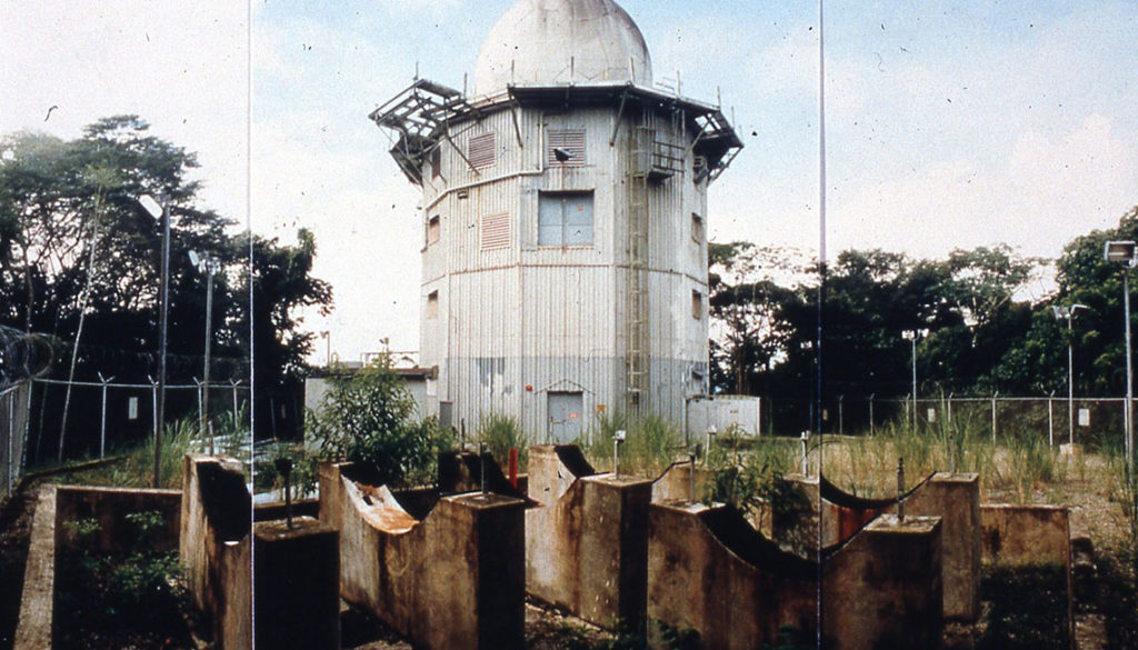 Older photo of the Canopy Tower before renovations