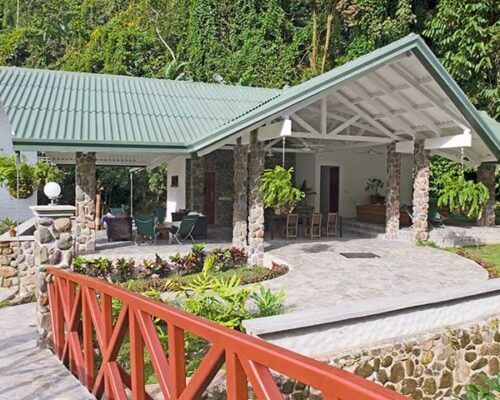 Exterior of Canopy Lodge's common area