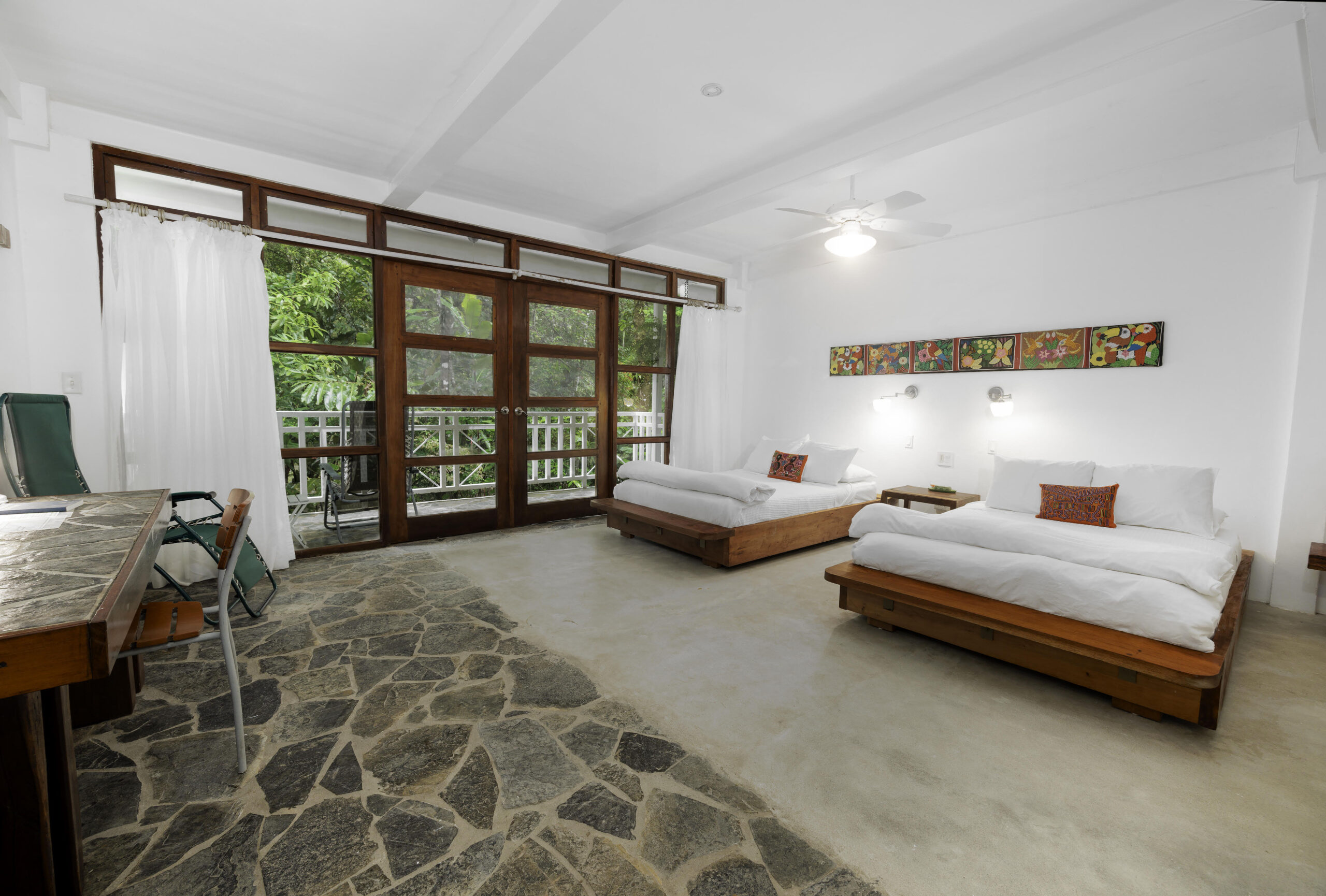 Double rooms at Canopy Lodge