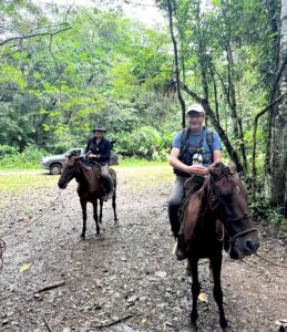 David and Tamara McQuade at Canopy Camp