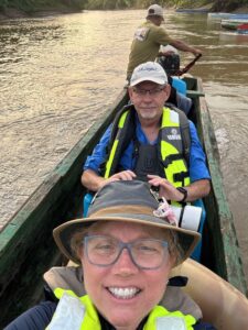 David and Tamara McQuade at Chucunaque River